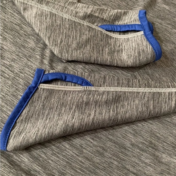 New Balance Women Athletics Half Zip Fitted Light Jacket Gray/blue Size Large - Picture 5 of 5